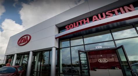 Kia of south austin - KIA of South Austin 3.9 (701 reviews) 5306 S IH 35 Frontage Rd Austin, TX 78745. Visit KIA of South Austin. Sales hours: 9:00am to 8:00pm: Service hours: 7:00am to 6:00pm: View all hours. 